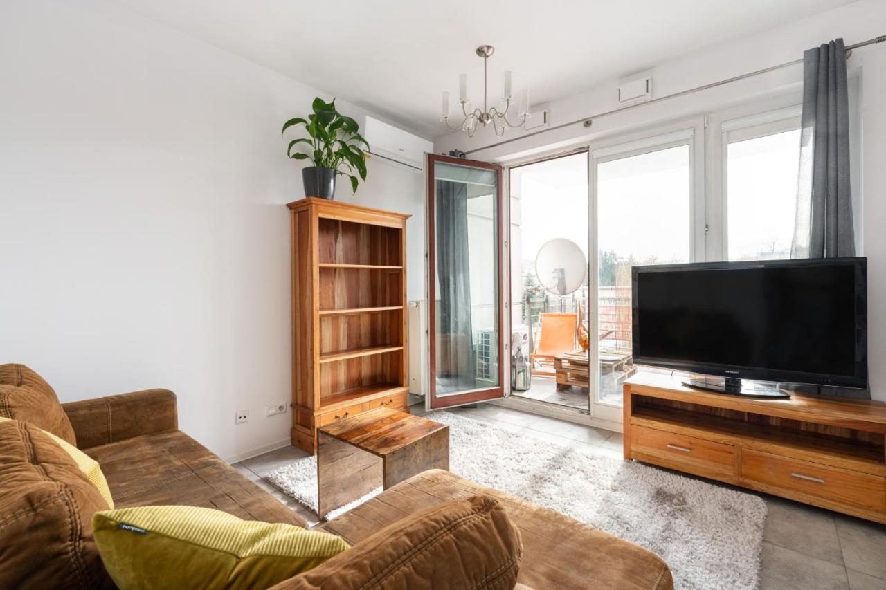 Superapart Wilanowska Apt 20 "Pet-Friendly 1Br Home With Patio Warschau Exterior foto